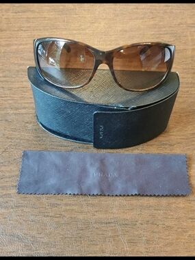 Prada Brown Tortoise Gradient Women’s Sunglasses